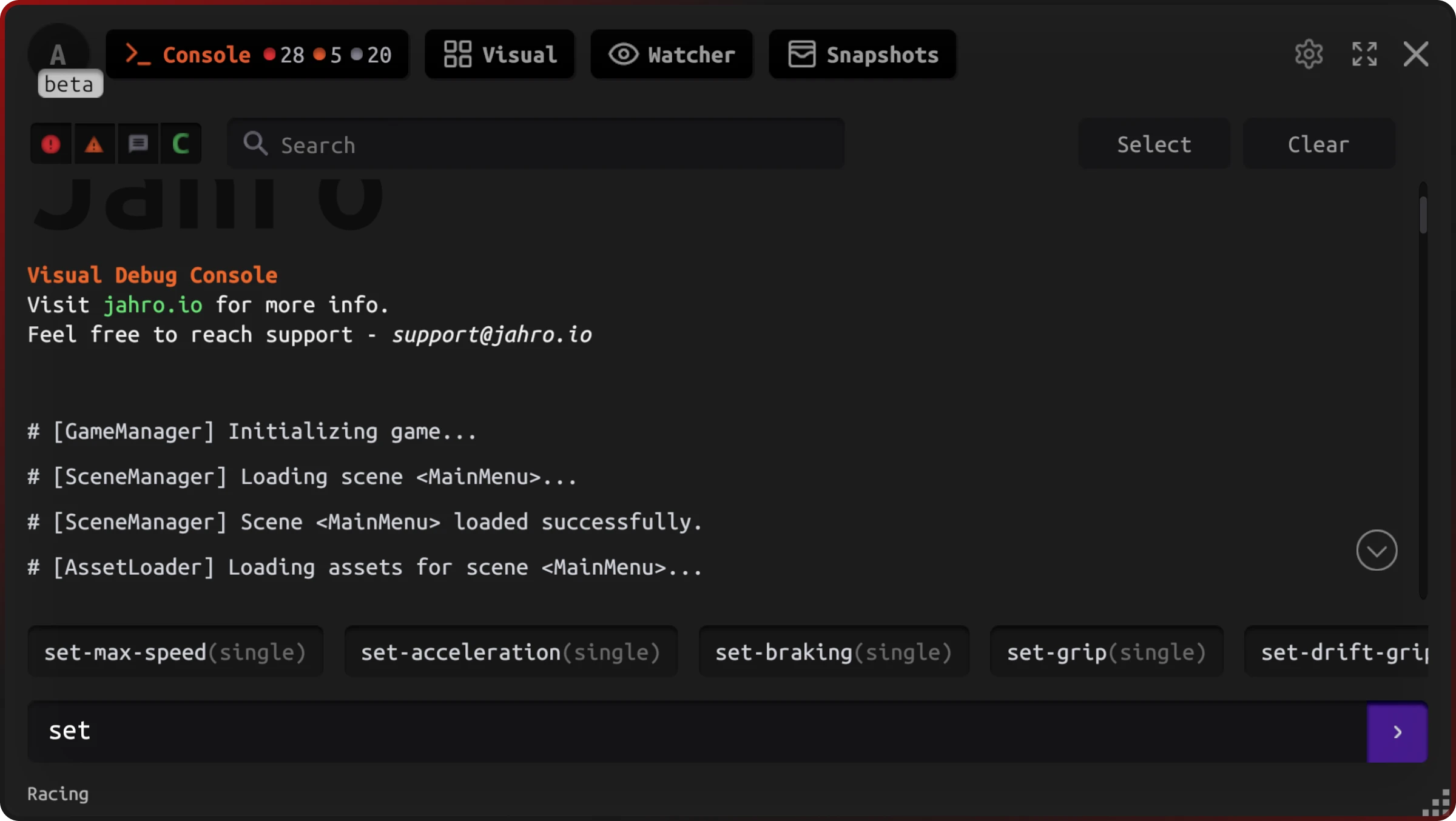 Runtime commands without rebuilds Runtime commands without rebuilds