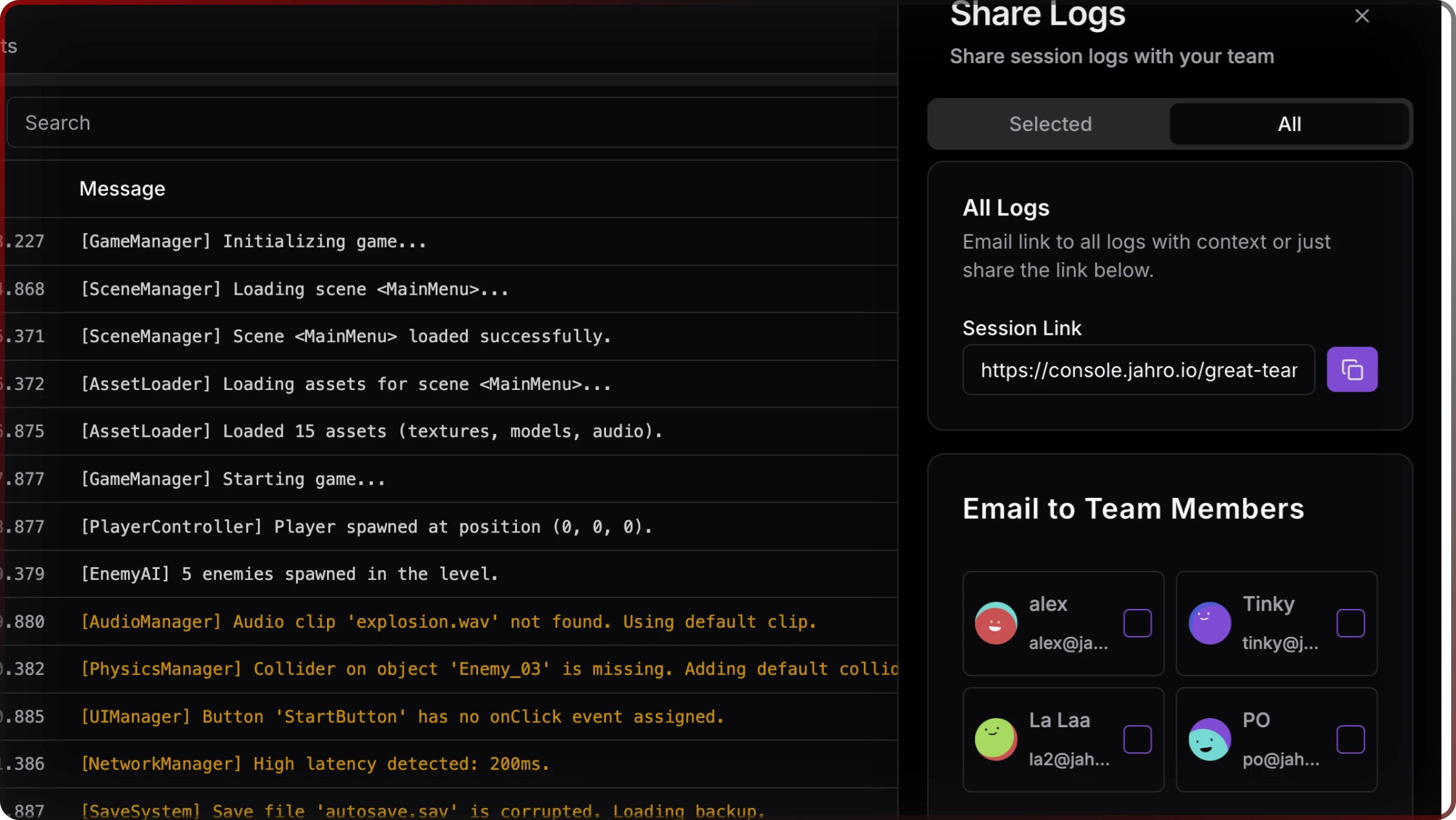 Dev-QA collaboration with one link Dev-QA collaboration with one link