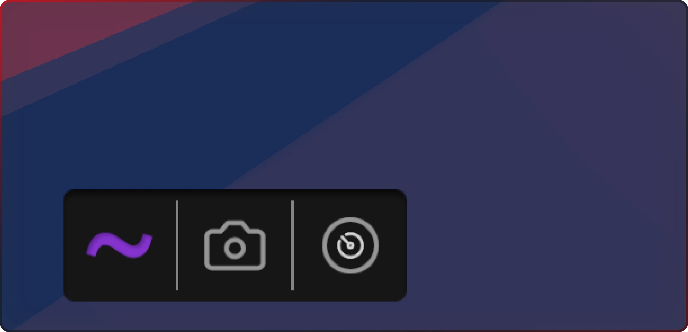 Floating Jahro launch button in Shadow Mode showing the commit control for saving the rolling buffer